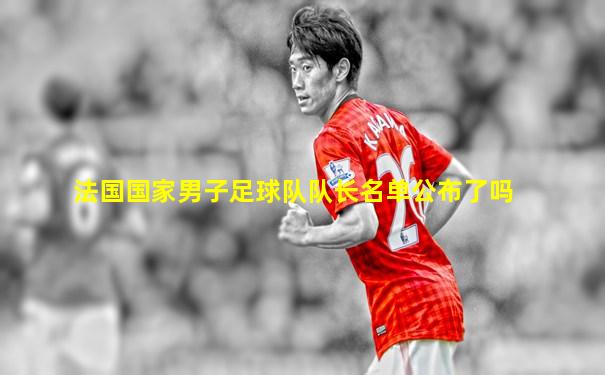 法国国家男子足球队队长名单公布了吗